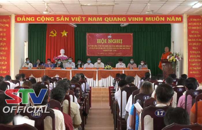 Ứng cử viên đại biểu Quốc hội, HĐND tỉnh Sóc Trăng ra mắt, tiếp xúc cử tri xã Tham Đôn, Đại Tâm
